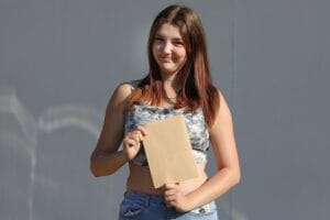 Mollie Brand at Results Day 2026