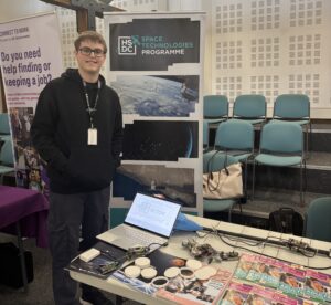 Alton student Jamie at the Alton CLICK Job Fair